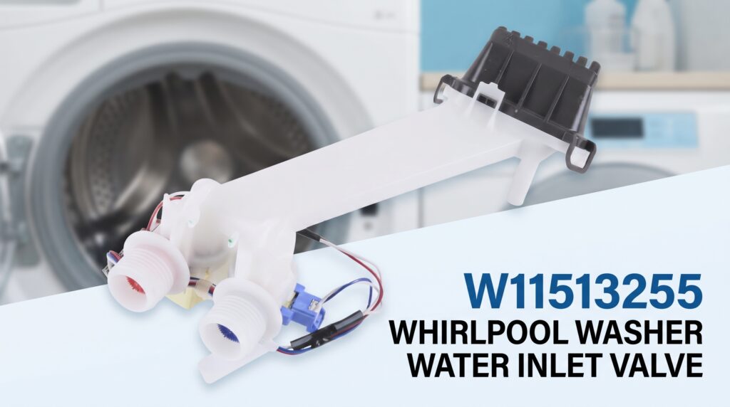 W11513255 Whirlpool washer water inlet valve replacement part