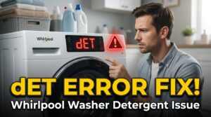 How to fix dET error code on Whirlpool washing machine