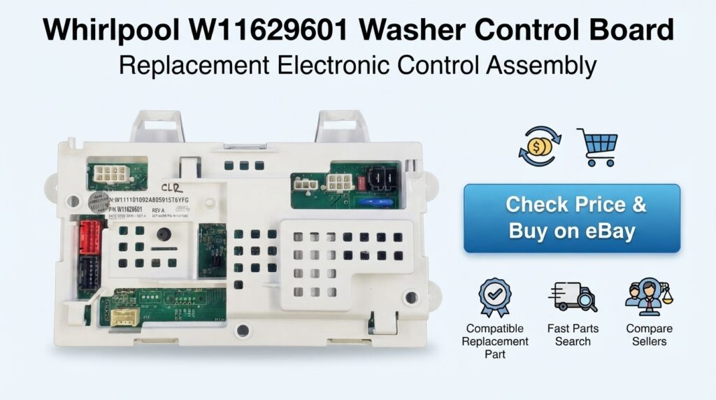 Buy Whirlpool W11629601 Washer Control Board replacement on eBay