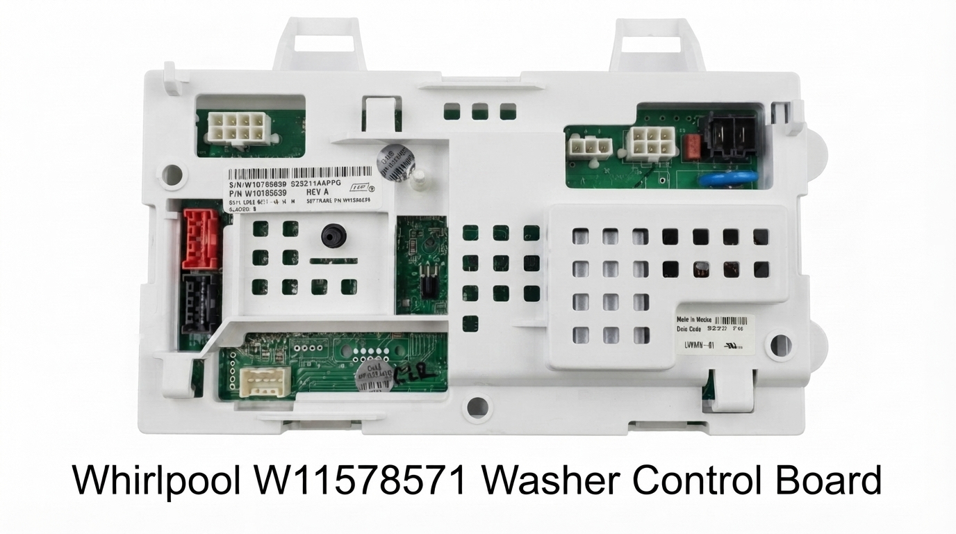 Whirlpool W11578571 washer control board OEM replacement electronic control unit