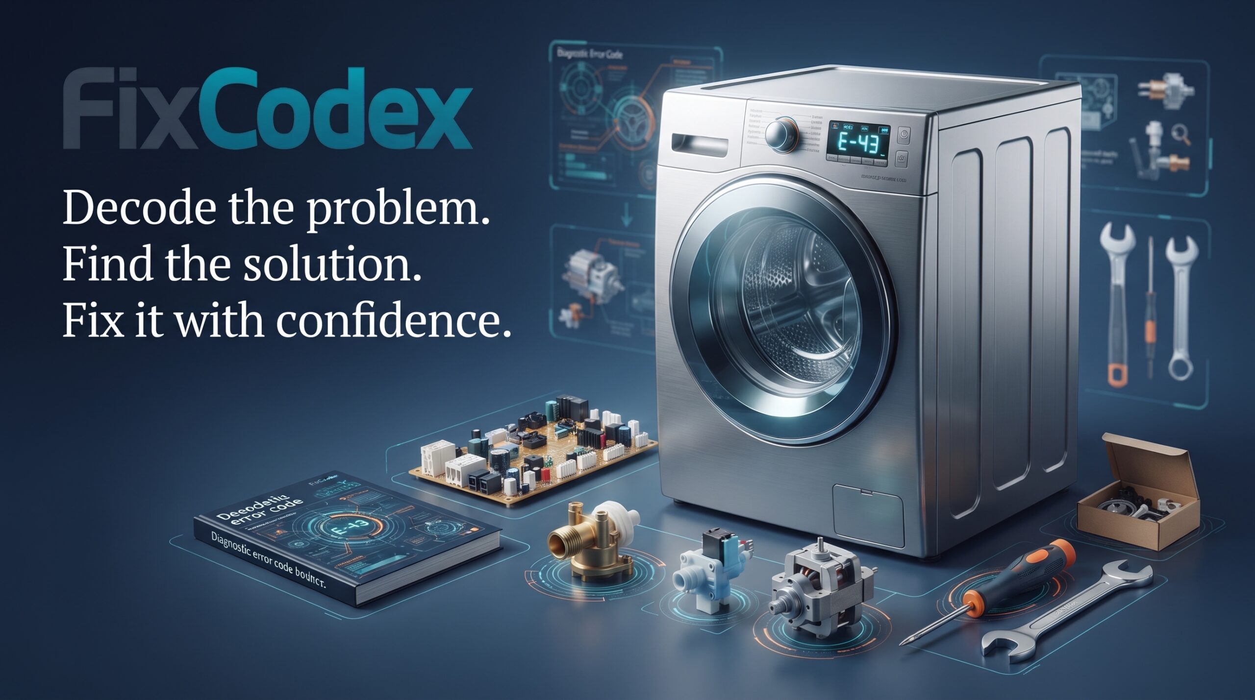 FixCodex appliance repair guide to decode problems and find solutions with confidence