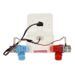W11038689 Whirlpool washer water inlet valve replacement and cross-reference part numbers 4455378, AP6039690, EAP11773194, PS11773194, W10776841, W10869800, W11024486, AWP42480, and PD00033551.