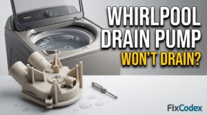 Whirlpool washer drain pump replacement parts