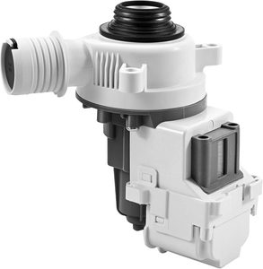 W10775446 Whirlpool washer drain pump replacement for select Whirlpool, Kenmore, Maytag, Amana, Crosley, Admiral, Inglis, and Roper washing machines. Compatible with replacement part numbers W10238317, W10281682, W10217134, W10155921, W10049390, and 8542672.